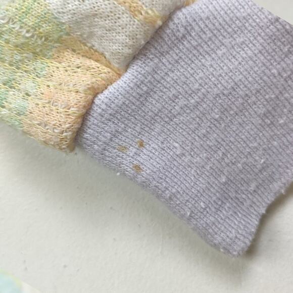 Vintage Randy Shirt Girls Size 3T Rainbow Pastel Slub Short Sleeve - Picture 4 of 5